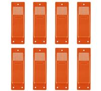 Giwnhvx Lot de 8 accessoires de ventilation pour conteneur d'expédition robuste Orange