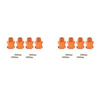 Giwnhvx Lot de 8 adaptateurs de roue hexagonale 17 mm 8625 pour -07 DBX07 1/7 RC Pièces de mise à niveau Accessoires