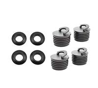 Giwnhvx Lot de 8 Anneaux pour Goutte de la Pagaie Kayak Kayak Casquettes de Support de Bateau Kayak Accessoires de Kajak pour Remplacement du Canoë de Kajak