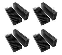 Giwnhvx Lot de 8 dissipateurs thermiques de 40 mm - 120 mm x 40 mm x 20 mm - Dissipateur thermique en aluminium pour refroidissement LED Peltier