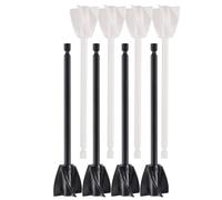 Giwnhvx Lot de 8 forets à peinture réutilisables pour malaxeurs à béton avec tige hexagonale 1/4