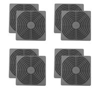 Giwnhvx Lot de 8 grilles d'aération en ABS anti-poussière pour ventilateur d'ordinateur 120 mm