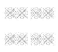 Giwnhvx Lot de 8 grilles de protection en fil métallique pour ventilateur de boîtier d'ordinateur 120 x 120 mm