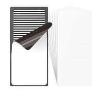 Giwnhvx Lot de 8 housses d'aération magnétiques pour la maison, 14 x 30 cm, pour grille d'aération de sol, mur et plafond, ne convient pas à une installation facile