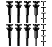 Giwnhvx Lot de 8 mandrins de montage avec trou d'arbre de 0,9 cm et 6,35 mm, roue de coupe pour accessoires de meuleuse à matrice