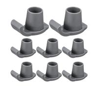 Giwnhvx Lot de 8 patins à skis en plastique robustes - Pièces de rechange pour pieds de déambulateur