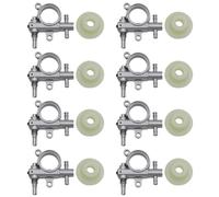 Giwnhvx Lot de 8 pièces de rechange 2500/3800 pour tronçonneuse Pompe à huile avec engrenage à vis sans fin pour tronçonneuse 25 CC/38 CC
