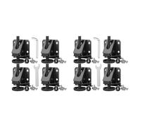Giwnhvx Lot de 8 pieds de nivellement robustes réglables pour meubles et tables