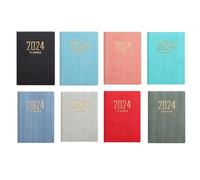 Giwnhvx Lot de 8 planificateurs de poche mensuels 2024 3,1 x 4,2 cm