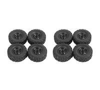 Giwnhvx Lot de 8 pneus de 65 mm pour pneus MN D90 D99S MN-90 MN91 MN98 MN99S C14 C24 C24 C24-1 C34 B14 B24 B36 Pièces de mise à niveau de voiture RC