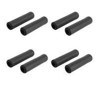 Giwnhvx Lot de 8 poignées de guidon en silicone ultra léger pour scooter, BMX, VTT, vélo (noir)