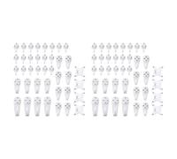 Giwnhvx Lot de 80 crochets muraux avec vis à clous, sans traces, fonction crochet pour cadre photo