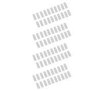Giwnhvx Lot de 80 pinces de fixation pour câbles de bureau (couleur transparente)