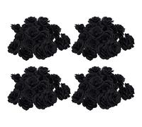 Giwnhvx Lot de 80 roses artificielles en soie pour mariage, maison, bureau, jardin, décoration DIY