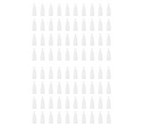 Giwnhvx Lot de 80 sacs à vin en organza transparent réutilisables de 137 cm pour robes - Emballage festif pour fête prénatale, mariage (blanc)