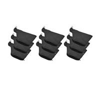Giwnhvx Lot de 9 sacs à poussière pour scie à onglet avec fermeture éclair et support métallique pour scie à onglet modèle 255 Noir