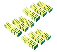 Giwnhvx Lot de 90 éponges double face multi-usages pour vaisselle - Éponges pour enlever les taches