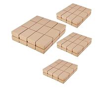 Giwnhvx Lot de 96 petites boîtes cadeaux en papier kraft faites à la main pour décoration de mariage