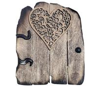 Giwnhvx Love Miniature Arbre Porte Extérieur Miniature Arbre Décoration Porte Fée Jardin Pièces de rechange Décoration de Noël