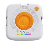 Giwnhvx Lumière de poche magnétique RGB M22 pour vidéoconférence, téléphone portable, lumière de remplissage, appareil photo, photographie depuis, lumière de B