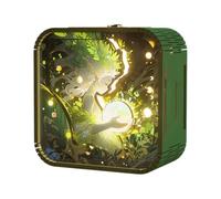 Giwnhvx Lumières d'ambiance stéréo en bois à toucher à la main - Cadeau de remise de diplôme - Cadeau de nuit - C