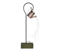 Giwnhvx Lumières solaires pour arrosoir bouilloire en métal vintage chaîne de lumières LED imperméables solaires de jardin pour l'extérieur de petite taille