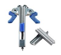 Giwnhvx M Pince à anneaux pour ongles pince pour anneaux avec pince une cage multifonction avec anneaux en acier galvanisé 600 pièces, outils à main pour réparation