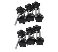 Giwnhvx M6 x 50 mm Filetage En Plastique Tête En Forme De Verrouillage Poignée Poignée 12 Pcs