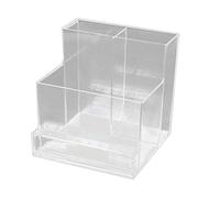Giwnhvx Machine à Polir les Ongles PréSentoir BoîTe de Rangement pour Manucure à Ongles Conteneur Portable Outils à Ongles en Acrylique pour L'Organisateur (Transparent)