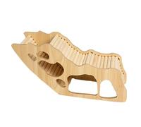Giwnhvx Maison Cachée Lavable en Bois pour Hamster, Château pour Animaux de Compagnie avec Échelle d'escalade, Souris Naine, Tunnel Labyrinthe