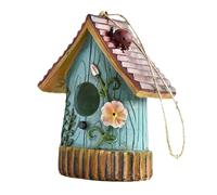 Giwnhvx Maison d'oiseaux Suspendue, Décoration de Jardin, Nid de Colibri, Convient pour Suspendre Un Arbre, Aménagement de Cour, Artisanat B