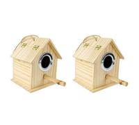 Giwnhvx Maison pour Perroquets, Protection de l'environnement, Nid D'Oiseau à Éclore, Nid Chaud, Belle Maison pour Oiseaux Suspendue Faite à la Main L