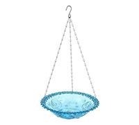 Giwnhvx Mangeoire à Oiseaux Suspendue en Forme de Fleur D'Oiseau, Bain d'oiseaux pour Jardin Extérieur, Fournitures de Ferme de Cour, Fournitures de Mangeoire pour Colibris B