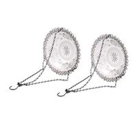 Giwnhvx Mangeoire à oiseaux suspendue en forme de fleur pour oiseaux, bac à oiseaux, décoration de jardin en plein air, fournitures de mangeoire pour oiseaux gris