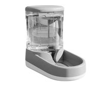Giwnhvx Mangeoire pour Chien et Chat à Eau Automatique Bol d'alimentation pour Chat et Chien Bol de Stockage de Nourriture pour Chien Transparent B