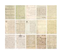 Giwnhvx Manuel rétro Matériau Livre de matériaux de base DIY Série d'inspiration rétro Manuel décoratif Papier B