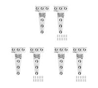 Giwnhvx Marino Lot de 6 charnières en acier inoxydable 316 pour bateau 10,2 x 5,1 cm