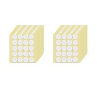 Giwnhvx Matériau pour bougies DIY 480 pièces ruban adhésif double face pour mèches de bougies adhésif pour fixation mèches de bougies diamètre 20 mm épaisseur 1 mm