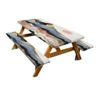 Giwnhvx MEA - Couvre-table à manger sauvage - Coupe Vent et imperméable - Table à manger sauvage - Peinture à l'huile