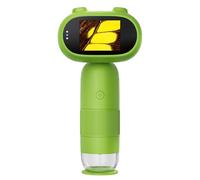 Giwnhvx Microscope numérique portable avec écran IPS de 2 pouces, microscope de poche portable 1000x pour enfants et adultes, vue sur PC