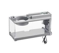 Giwnhvx Mini Aquarium StarterKits Filtre à Débit d'eau Muet Mini Aquarium de Paysage Décoration de Bureau B