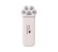 Giwnhvx Mini Boîte de Rangement pour Chat - Organisateur Portable et Multifonctionnel à Trois Compartiments pour Médicaments, et Petits Objets Gris