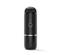 Giwnhvx Mini Capsule de café en poudre Machine à café Espresso Chauffée Portable À Double But Électrique Semi-automatique Portable, Facile à Installer, Facile à utiliser, Noir