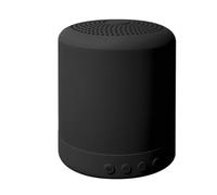 Giwnhvx Mini haut-parleur stéréo 300 M/Ah facile à installer (Noir)
