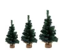 Giwnhvx Mini Sapin de Noël Artificiel, Ornements Miniatures pour Décorer la Table à Manger de la Cuisine Intérieure