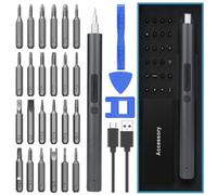 Giwnhvx Mini tournevis électrique de précision pour téléphone portable avec étui magnétique - B