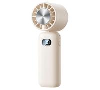 Giwnhvx Mini ventilateur pour enveloppement de glace, ventilateur de refroidissement portable, mini affichage numérique pliable, ventilateur de table silencieux, ventilateur pour sac de glace, C