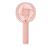 Giwnhvx Mini ventilateur USB portable rechargeable pour voyage, shopping, maison, voiture - Rose