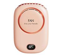 Giwnhvx Mini ventilateur USB rechargeable de voyage portable silencieux petit ventilateur de refroidissement électrique rose