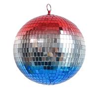 Giwnhvx Miroir de 8 pouces, éblouissant, coloré boule de discothèque suspendue, décoration de fête, décoration de mariage, décoration de la maison
